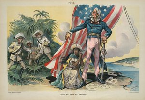 Rette mich vor meinen Freunden!, 1898 von Louis Dalrymple