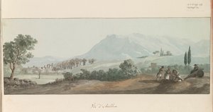Ansicht von Avellino von Louis Ducros