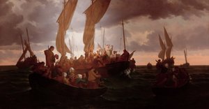 Eine Messe auf See im Jahr 1793