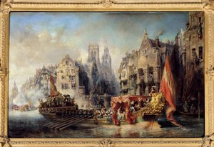 Ankunft des Herzogs von Alba in Rotterdam im Jahr 1567