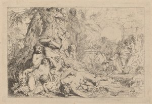 Der Marsch des Silenus von Louis Felix de la Rue