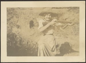 Florence mit Gewehr