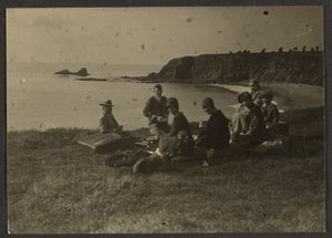 Picknick am Ozean