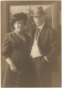 [Porträt von Fleckenstein und seiner Frau] von Louis Fleckenstein