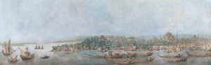 Panorama von Sarayburnu, Ende des 18. Jahrhunderts von Louis Francois Cassas