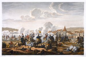 Der Tod von Prinz Ludwig von Preußen in der Schlacht bei Saalfeld, 10. Oktober 1806 von Louis Francois Couche