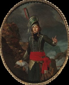 Porträt von General François Séverin Marceau-Desgraviers 1769-1796, ca. 1796 von Louis François Sergent Marceau