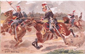 Lanciers, Postkarte, 1920er Jahre