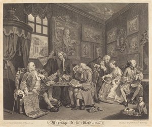 Die Heirat à la Mode: Tafel 1