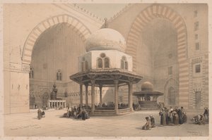 Ägypten und Nubien: Band III - Nr. 8, Moschee des Sultan Hassan, Kairo, 1838 von Louis Haghe