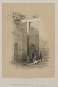 Ägypten und Nubien, Band III: Der Nilometer. Insel Rhoda von Louis Haghe
