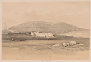 Ägypten und Nubien: Band II - Nr. 20, Medinet Abou, Theben von Louis Haghe