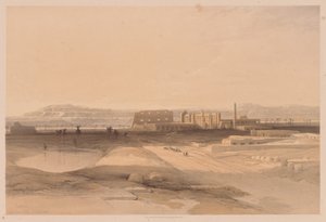Ägypten und Nubien: Band II - Nr. 32, Karnak von Louis Haghe