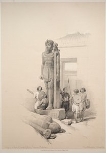 Ägypten und Nubien: Band II - Nr. 7, Kolosse bei Wady Saboua