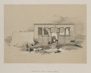 Ägypten und Nubien, Band II: Tempel in Wady Dabod, Nubien von Louis Haghe