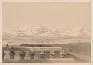 Ägypten und Nubien: Band I - Nr. 30, Libysche Gebirgskette vom Tempel von Luxor