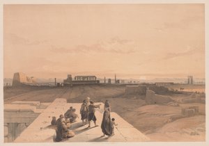 Ägypten und Nubien: Band I - Nr. 38, Ruinen von Karnak von Louis Haghe
