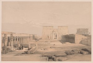 Ägypten und Nubien: Band I - Nr. 42, Großer Zugang zum Tempel von Philae, Nubien