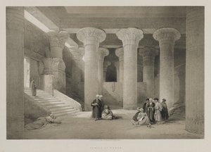 Ägypten und Nubien, Band I: Tempel von Esneh, 1846 von Louis Haghe