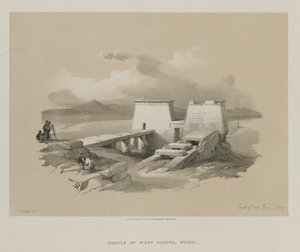 Ägypten und Nubien, Band I: Tempel von Wady Saboua, Nubien, 1846