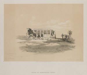 Ägypten und Nubien, Band I: Wady Maharraka, Nubien, 1846 von Louis Haghe