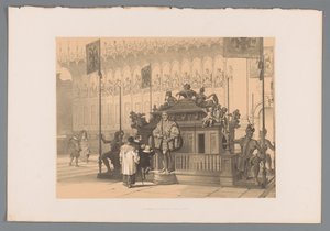Grabmal von Kaiser Ludwig dem Bayern in München von Louis Haghe