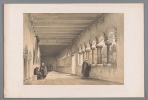 Kreuzgang in Tongeren von Louis Haghe