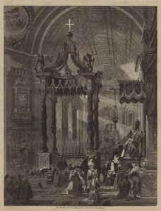 St. Peters Tag in Rom von Louis Haghe