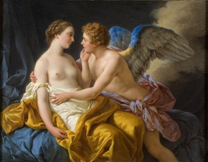 Cupidon und Psyche von Louis Jean Francois I Lagrenee