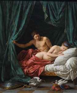 Mars und Venus Allegorie des Friedens, 1770 von Louis Jean François Lagrenée