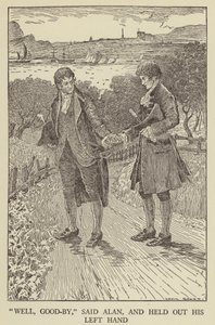 Illustration für Entführt von Robert Louis Stevenson von Louis John Rhead