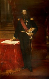 Porträt von Leopold II. 1835-1909, König der Belgier, ca. 1870 von Louis Joseph Gallait