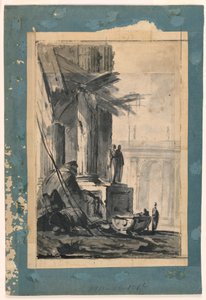 Ruinenfantasie, ca. 1762 von Louis Joseph Le Lorrain