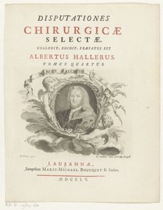 Porträt von Albrecht von Haller von Louis Joubert