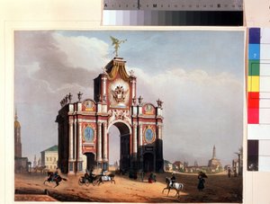 Das Rote Tor in Moskau