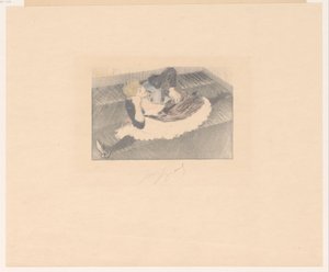 Tänzerin im Spagat von Louis Legrand (signed by artist)