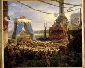 Einzug von Charles X in Paris nach der Krönung am 6. Juni 1825