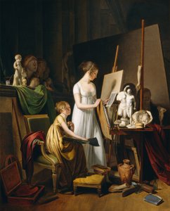 Das Atelier eines Malers