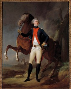 Porträt von Marie Gilbert Mottier, Marquis de La Fayette von Louis Leopold Boilly