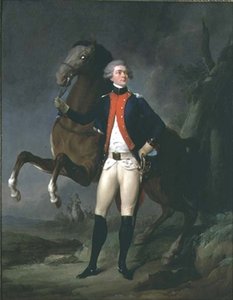 Porträt des Marquis de La Fayette (1757-1834)