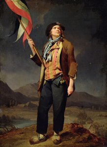 Der Sänger Chenard, als Sans-Culotte, 1792 von Louis Leopold Boilly