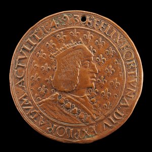 Karl VIII., 1470-1498, König von Frankreich 1483 [Vorderseite], 1493-1494