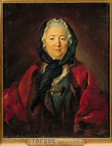 Vermutetes Porträt von Madame de Graffigny (1695-1758), französische Schriftstellerin von Louis Tocqué