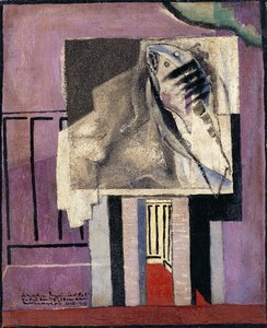 Stillleben vor dem Balkon, 1929 von Louis Marcoussis