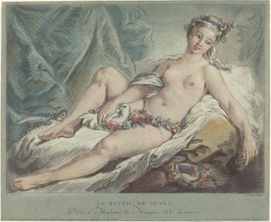 Das Erwachen der Venus, 1769 von Louis Marin Bonnet