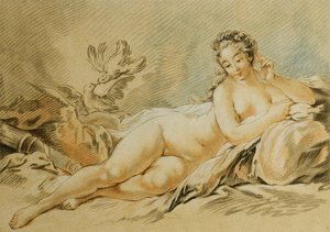 Venus ruht, nach Francois Boucher; Le Repos de Venus, nach Francois Boucher, 1774