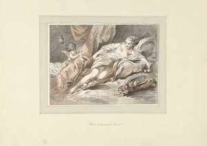 Venus wird von Amor überrascht von Louis Marin Bonnet