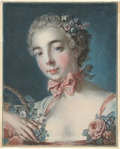 Kopf der Flora von Louis Marin Bonnet after François Boucher