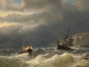 Sturm in der Straße von Dover