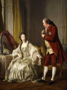 Doppelporträt des Marquis und der Marquise de Marigny, 1769